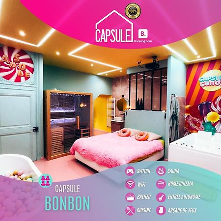 Capsule Bonbon - Balneo - Sauna - Billard - Nintendo Switch Ντουαί Εξωτερικό φωτογραφία