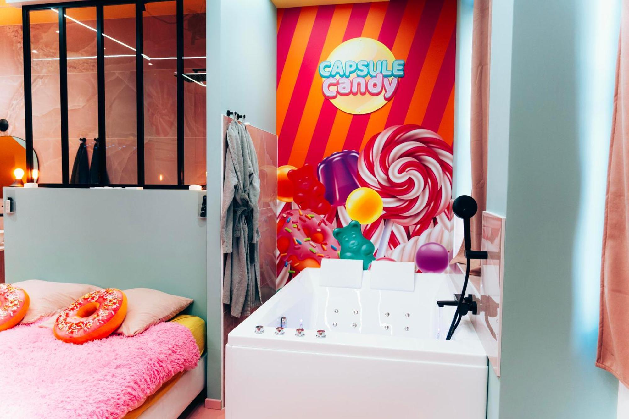 Capsule Bonbon - Balneo - Sauna - Billard - Nintendo Switch Ντουαί Εξωτερικό φωτογραφία