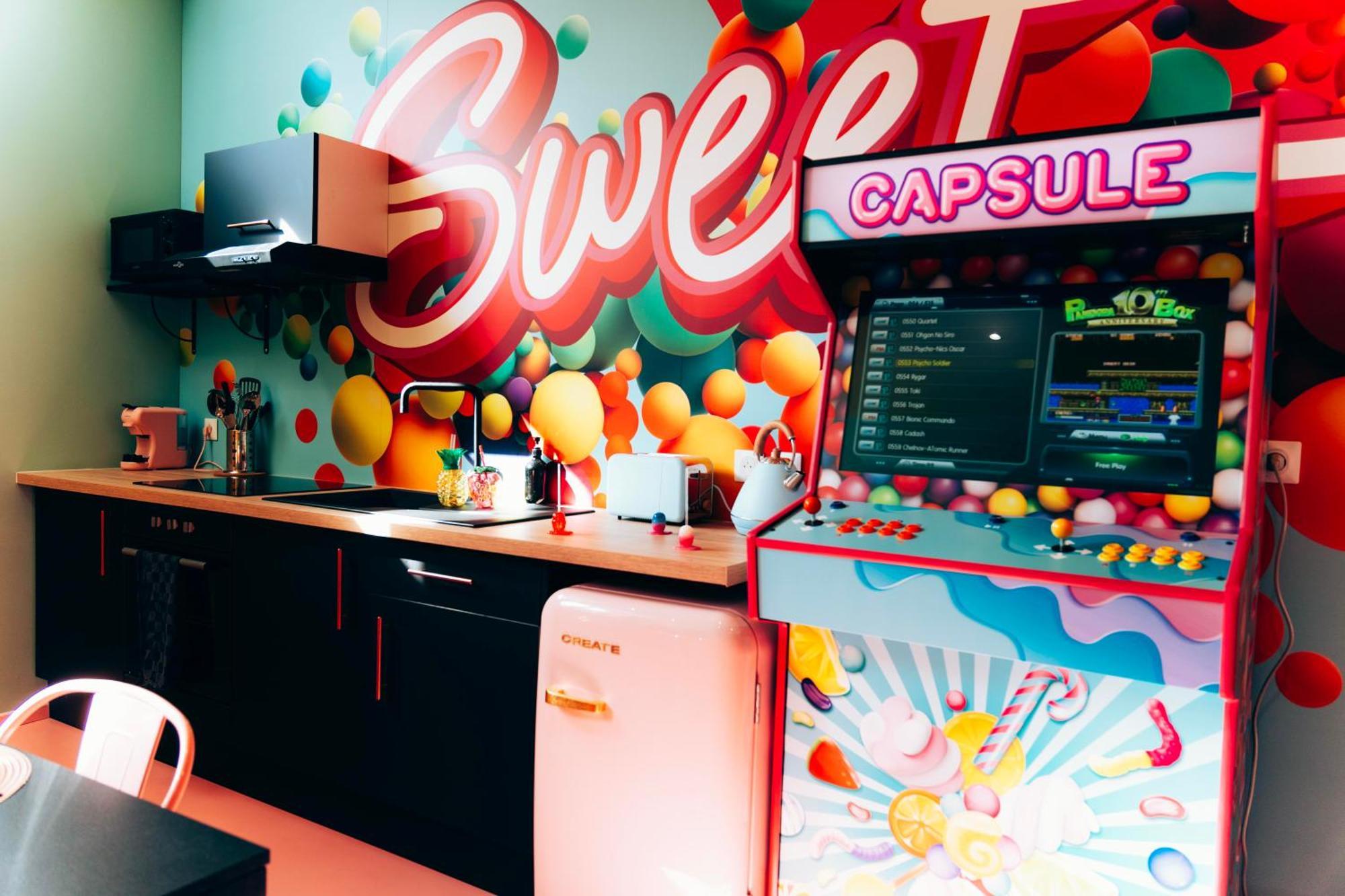 Capsule Bonbon - Balneo - Sauna - Billard - Nintendo Switch Ντουαί Εξωτερικό φωτογραφία